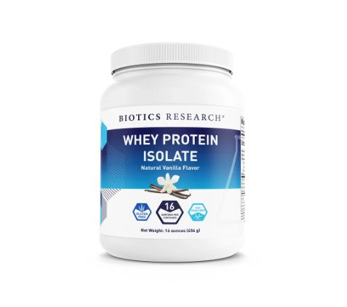 Biotics Research Whey Protein Isolate Vanilla 16 oz