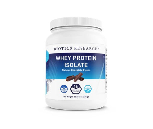 Biotics Research Whey Protein Isolate Chocolate 16 oz