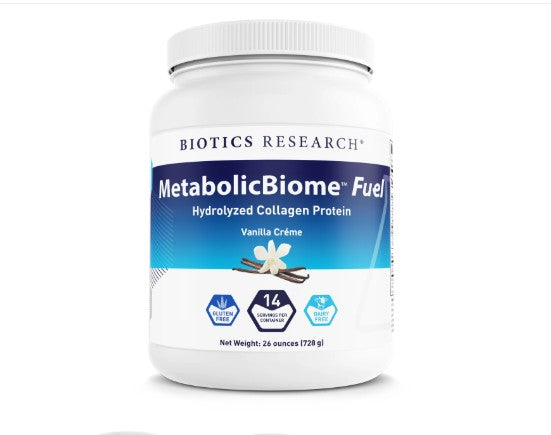 Biotics Research MetabolicBiome Fuel Hydrolyzed Vanilla Collagen Protein 26 oz product image