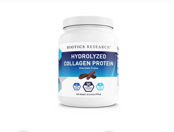 Biotics Research Hydrolyzed Collagen Protein Chocolate Creme 28 oz