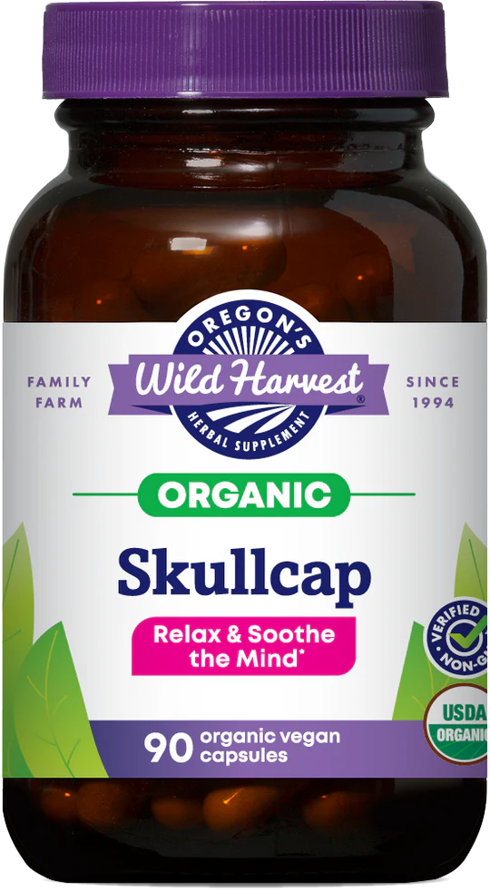 Oregon's Wild Harvest Skullcap 90 Caps | Scutellaria Lateriflora