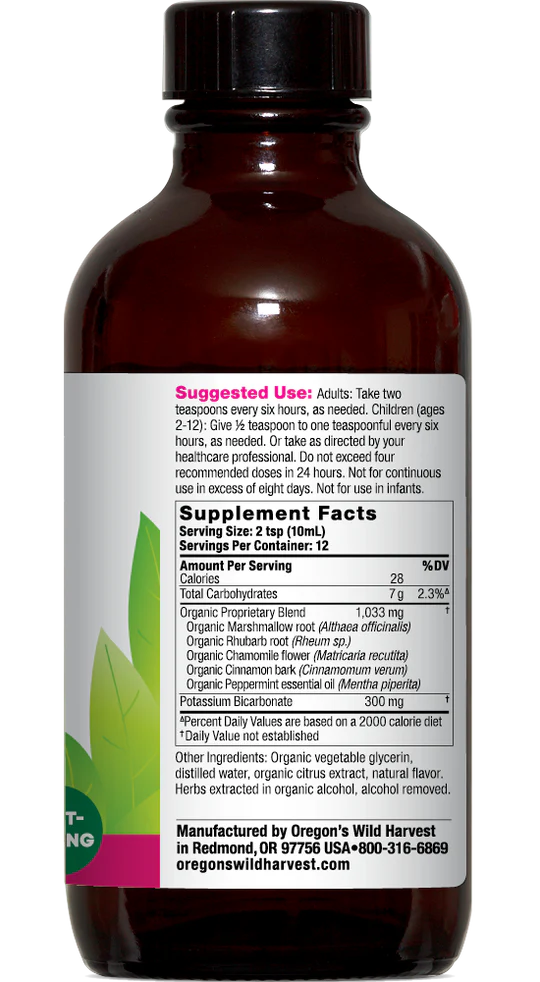 Oregon's Wild Harvest Stomach Soother 4 oz