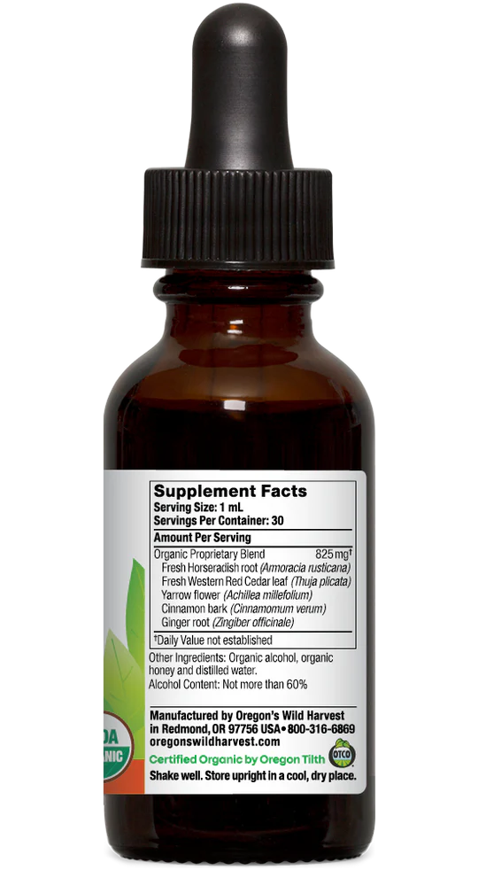 Oregon's Wild Harvest SuperSinus Organic Extract 1 oz