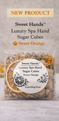 Sweet Hands™ Luxury Spa Hand Sugar Cubes – Sweet Orange
