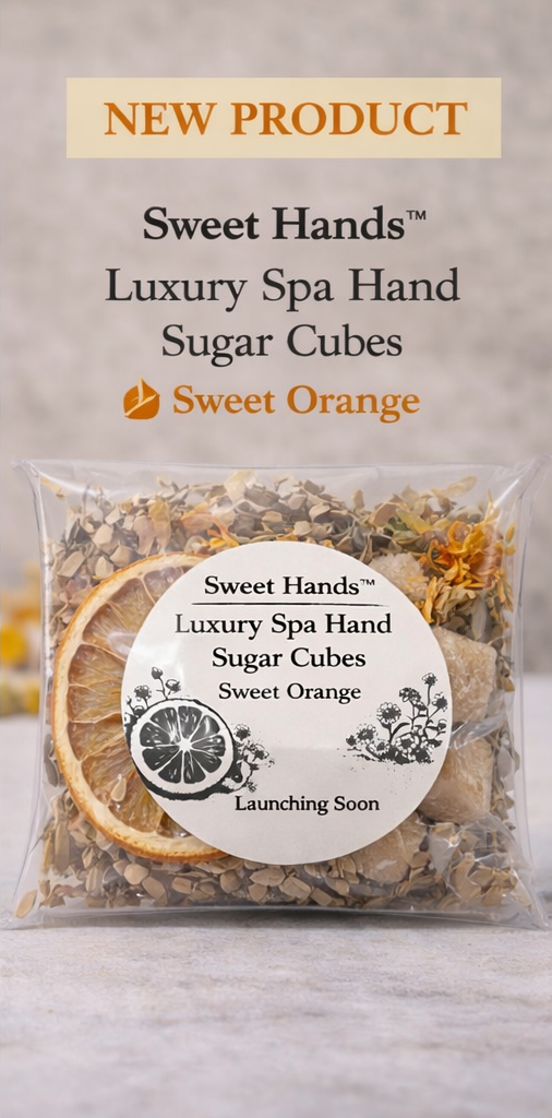 Sweet Hands™ Luxury Spa Hand Sugar Cubes – Sweet Orange