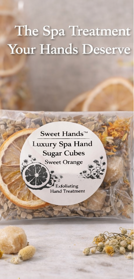 Sweet Hands™ Luxury Spa Hand Sugar Cubes – Sweet Orange