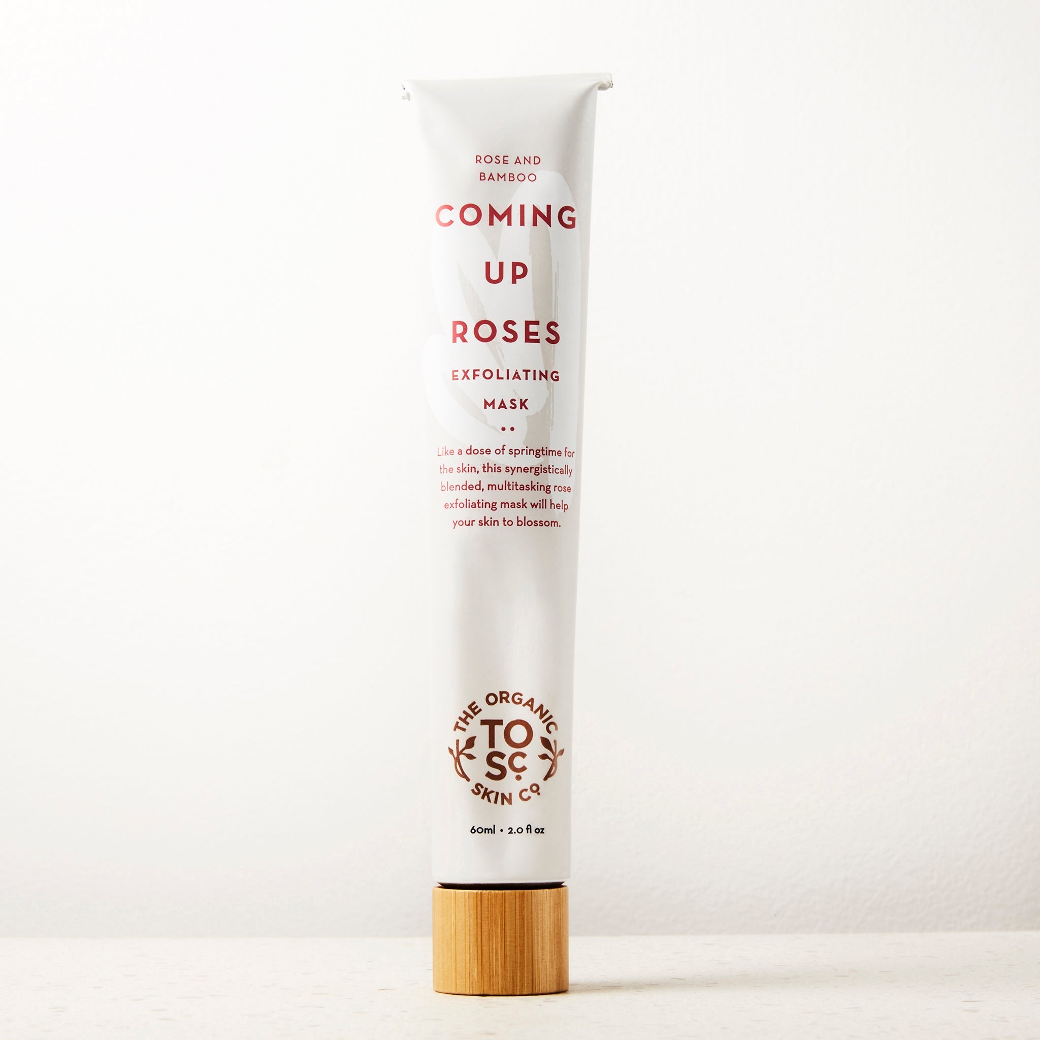The Organic Skin Co Coming Up Roses Exfoliator 2 fl oz official front image