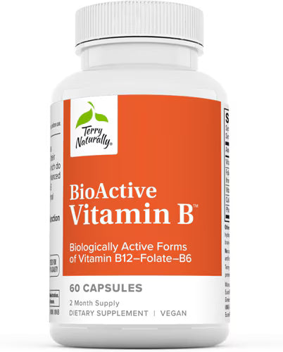 Terry Naturally BioActive Vitamin B 60 Capsules