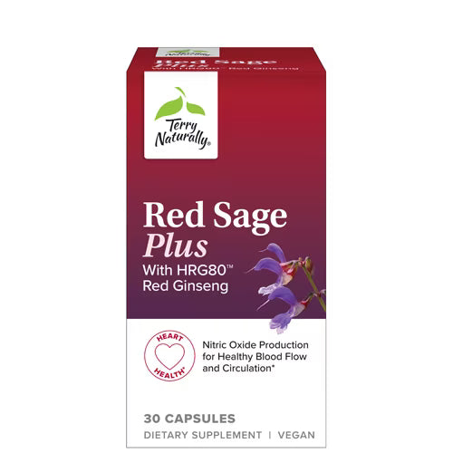 Terry Naturally Red Sage Plus 30 Capsules