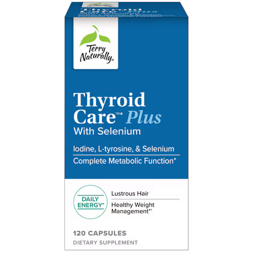Terry Naturally Thyroid Care Plus with Selenium 120 Capsules