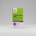 Terry Naturally Andrographis EP80 with Umckaloabo supplement packaging on a green background