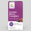 Box of Terry Naturally Aronia Berry Complex supplement on a green background