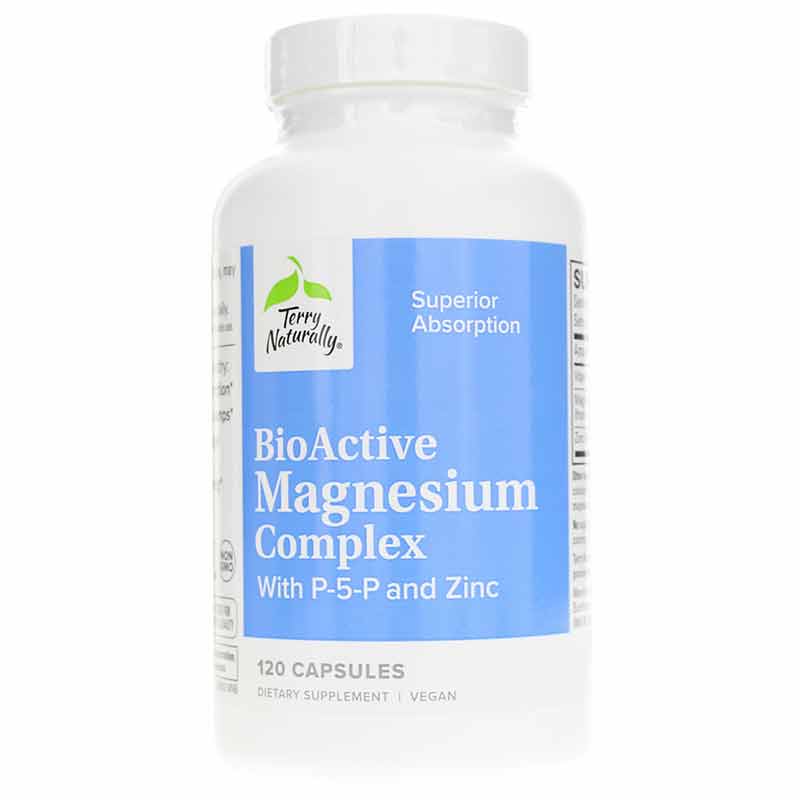 Terry Naturally BioActive Magnesium Complex 120 Capsules bottle