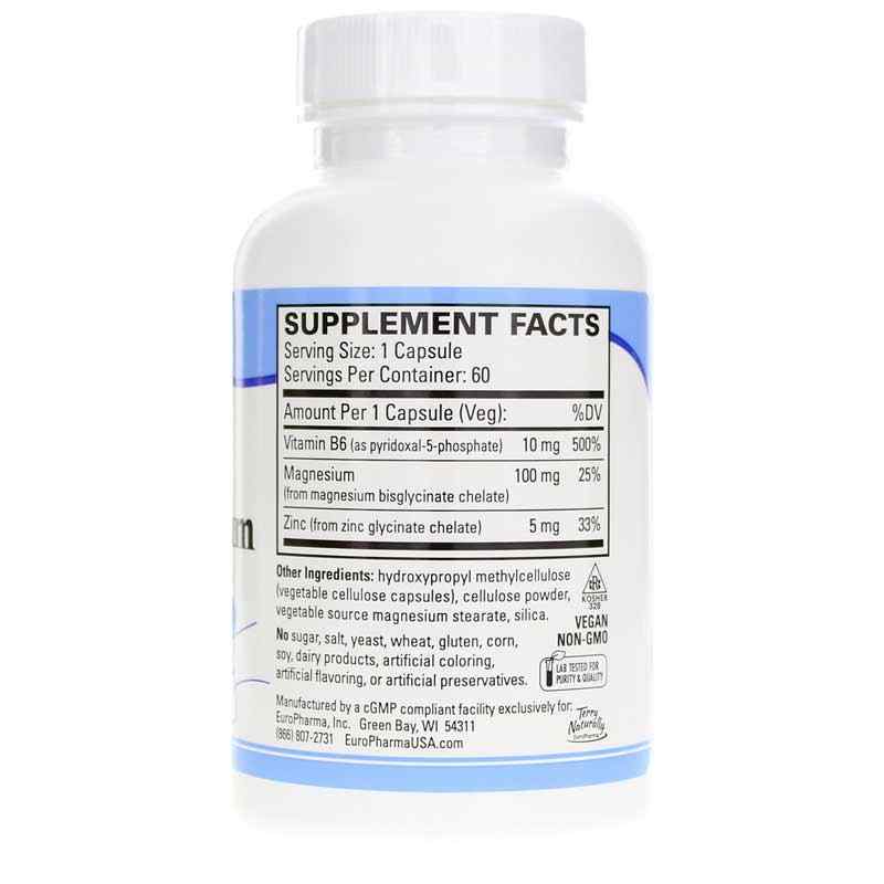 Terry Naturally Bio Active Magnesium Complex with P‑5‑P and Zinc 60 Capsules bottle