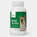 Terry Naturals Joint & Hip supplement bottle for dogs on a white background