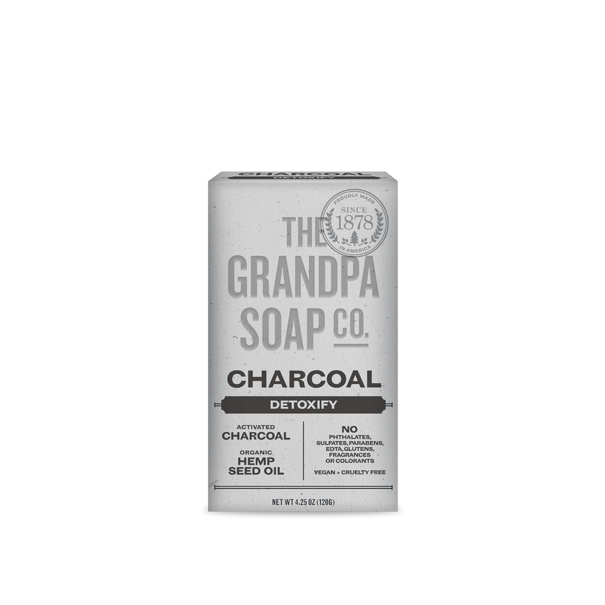 Grandpa’s Soap Charcoal Bar Soap 4.25 oz