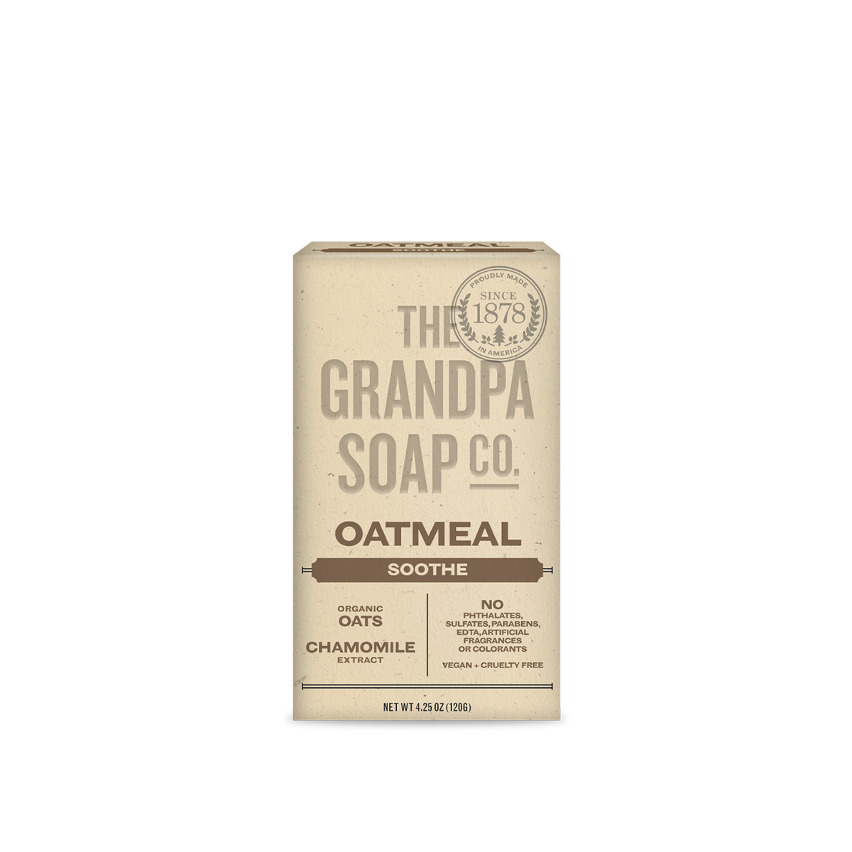 Grandpa’s Soap Oatmeal Bar Soap 4.25 oz