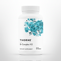 Thorne B-Complex #12 dietary supplement bottle on a white background