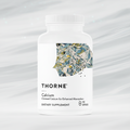 Thorne Calcium dietary supplement bottle on a white background