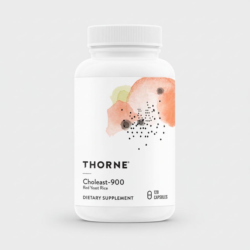 Thorne Choleast-900 dietary supplement bottle on a white background