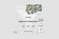Thorne Magnesium Bisglycinate supplement package on a black background