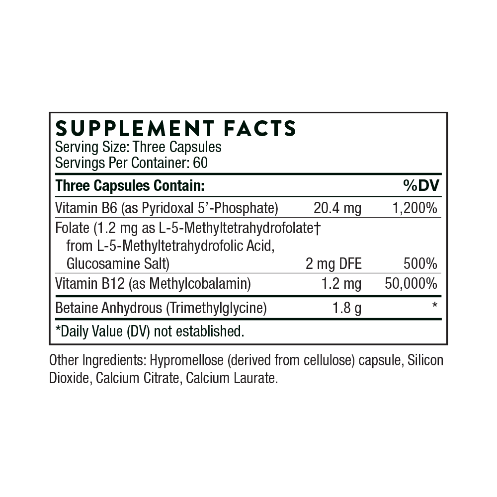 Thorne Methyl-Guard B Vitamin Complex 180 Capsules