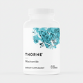 Thorne Niacinamide dietary supplement bottle on a white background