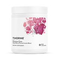 Thorne Ovarian Care dietary supplement container with pink floral design on a white background