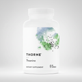 Thorne Theanine dietary supplement bottle on a white background