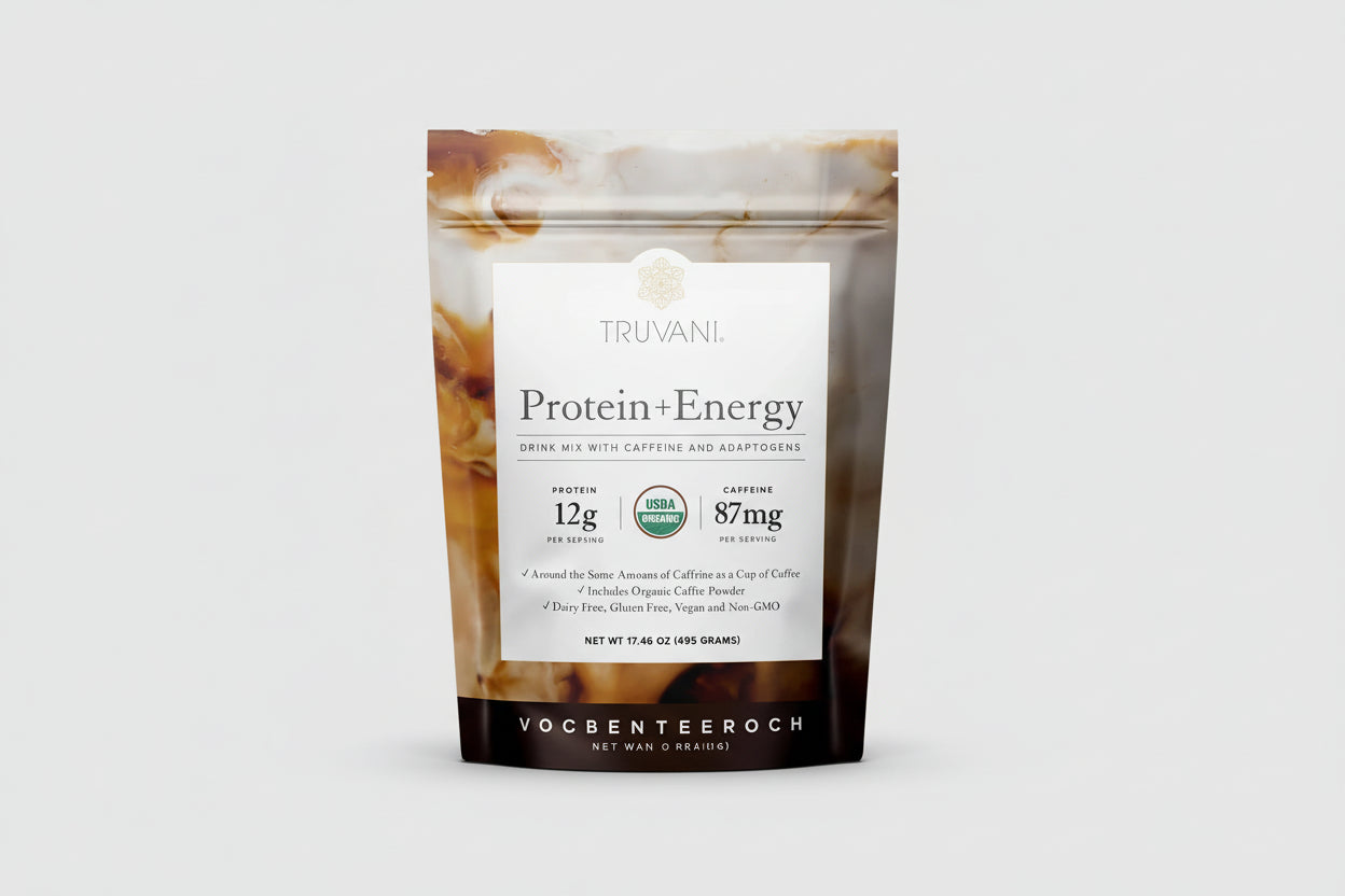 Truvani Chocolate Mocha Protein + Energy - 20 Servings