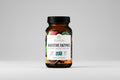 Truvani digestive enzymes supplement bottle with fruit illustration on a white background