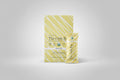 Yellow and white striped packaging of Truvani The Only Bar Lemon Bar on a white background