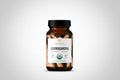 Truvani Ashwagandha organic tablets supplement bottle on a white background