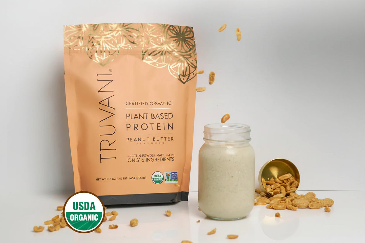 Truvani Peanut Butter Plant Protein Powder - 20 Servings