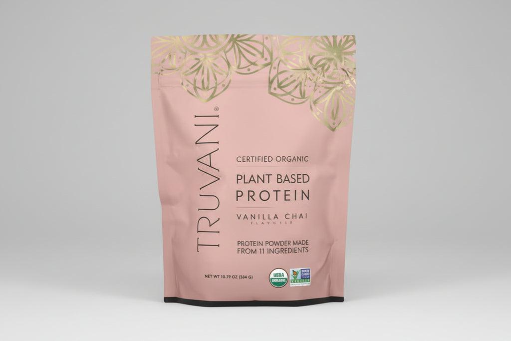 Truvani Vanilla Chai Plant Protein Powder - 10 Servings
