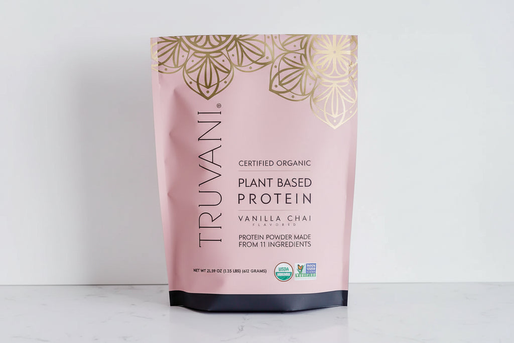 Truvani Vanilla Chai Plant Protein Powder - 20 Servings