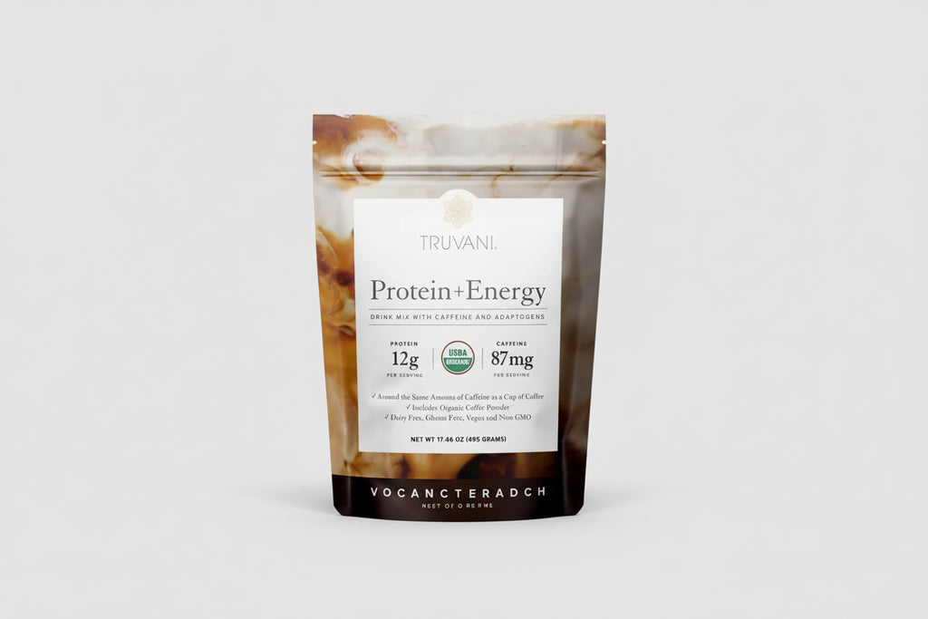 Truvani Vanilla Latte Protein + Energy - 20 Servings