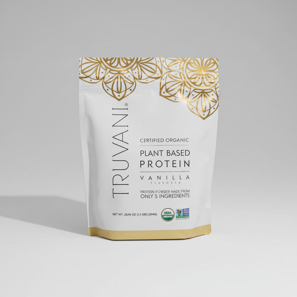Truvani Vanilla Plant Protein Powder - 20 Servings