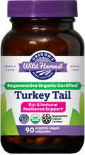 Oregon's Wild Harvest Turkey Tail Regenerative Organic 90 Capsules front
