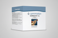 Gammadyn dietary supplement box with ampoules on a white background