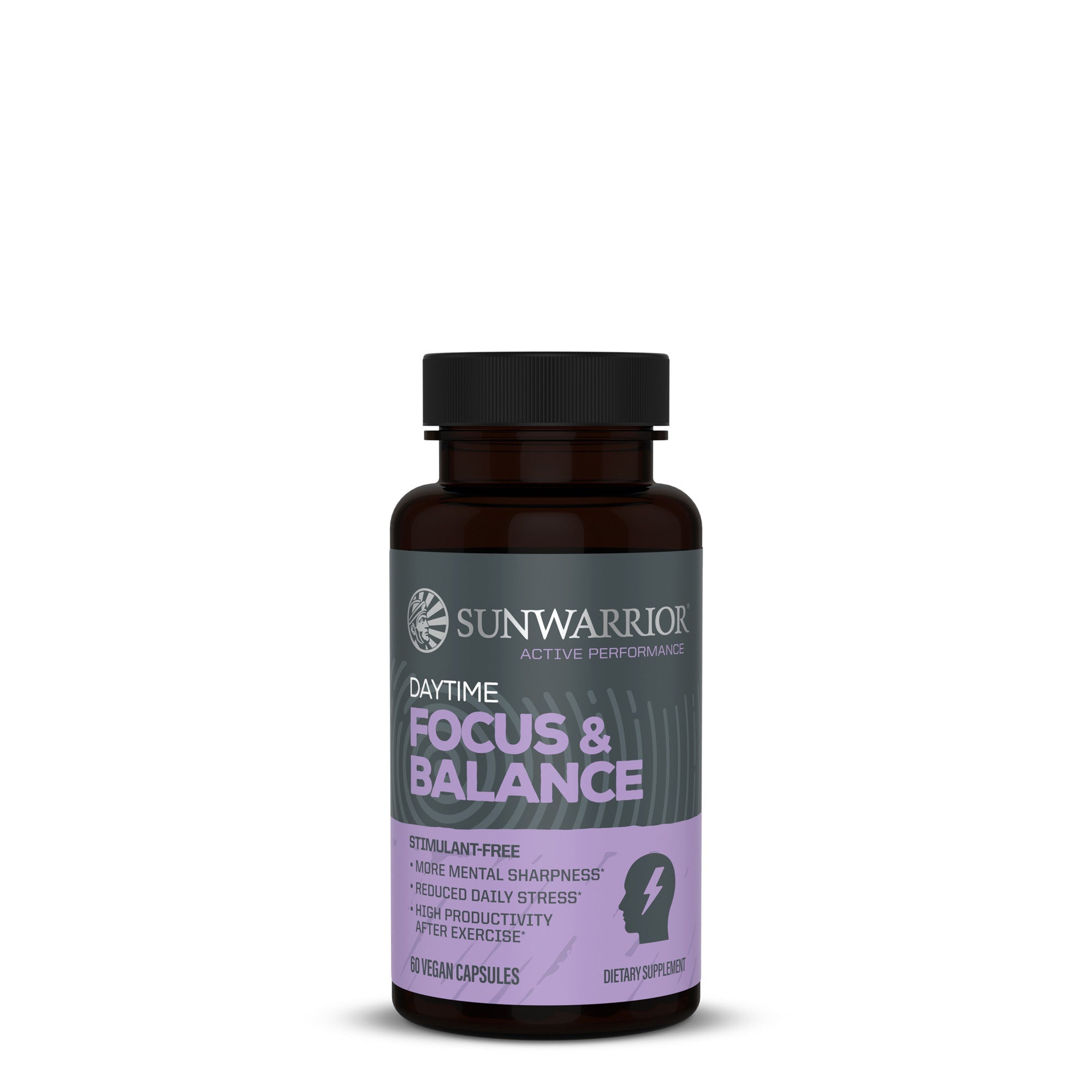 Sunwarrior Active Performance Focus & Balance 60 Caps official front image