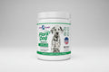 Vital Planet Flora Dog Probiotic powder container with a Dalmatian dog on the label.