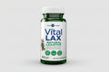 Vital LAX natural laxative supplement bottle on a white background
