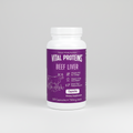 Vital Proteins Beef Liver supplement bottle on a white background
