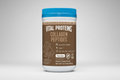Vital Proteins Collagen Peptides container with blue lid on a white background