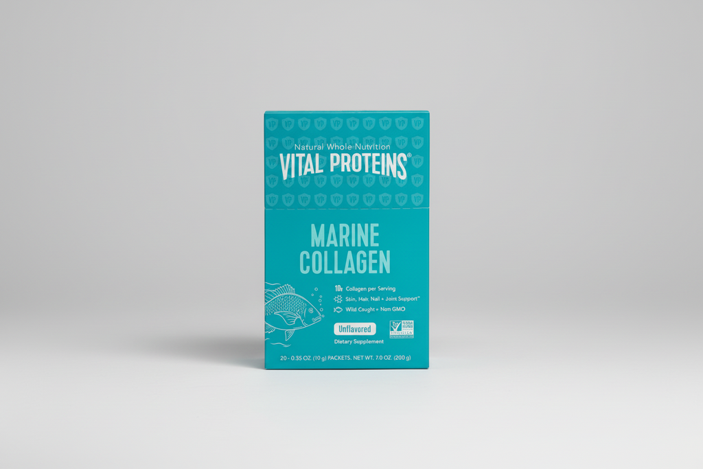 Vital Proteins Marine Collagen packaging on a white background