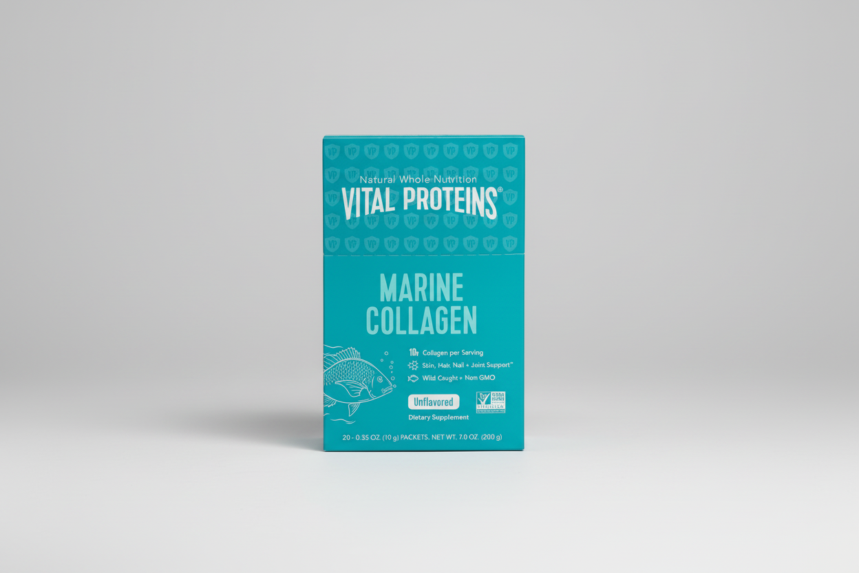 Vital Proteins Marine Collagen packaging on a white background