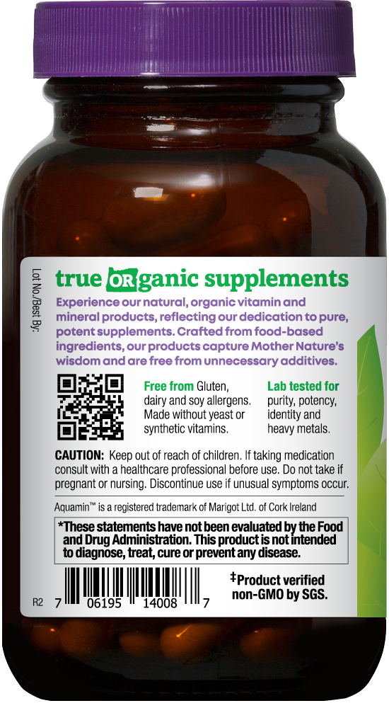 Oregon's Wild Harvest Vitamin C Organic 60 Capsules left side