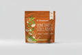 Vitaauthority bone broth collagen package with chicken noodle flavor on an orange background