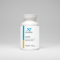 Supplement bottle labeled 'Xymogen 5-MTHF' on a white background